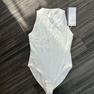 Wundermost Ultra-Soft Nulu High-neck Sleeveless Bodysuit